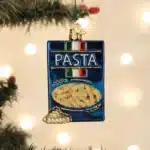 Box Of Pasta Glass Ornament