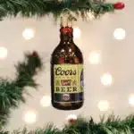 Coors Banquet Bottle Glass Ornament