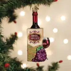 Napa Valley Wine Glass Ornament