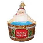 Santa's Hot Tub Ornament - Image 2