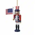 5“ American Flag Nutcracker Ornament
