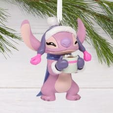 Disney Stitch Angel With Hot Cocoa Hallmark Ornament