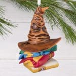 Harry Potter™ Sorting Hat™ and House Scarves Hallmark Ornament